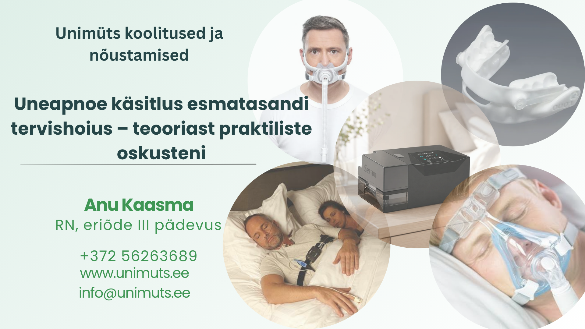 uneapnoe käsitlus tervishoiutöötajatele